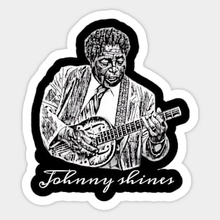 Johnny shines art Sticker